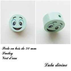 Perle en bois, Smiley