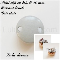 Clip bois uni 30 mm