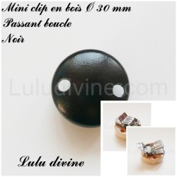 Clip bois uni 30 mm 2
