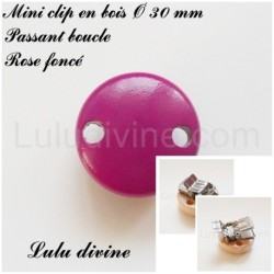 Clip bois uni 30 mm