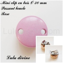 Clip bois uni 30 mm