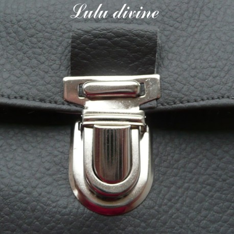 Fermoir cartable Attache cartable / Pochette / Porte-feuille Argenté