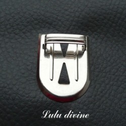 Fermoir cartable Attache cartable / Pochette / Porte-feuille Argenté