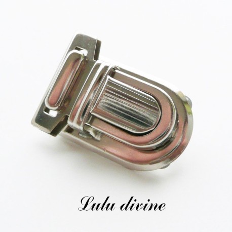 Fermoir cartable Attache cartable / Pochette / Porte-feuille Argenté