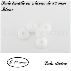 Perle en silicone lentille Ø 12 mm 2