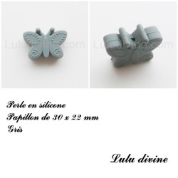 Perle en silicone Papillon 2