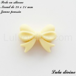 Perle en silicone Noeud