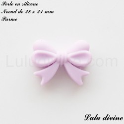 Perle en silicone Noeud