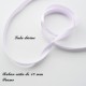 Ruban satin 10 mm Parme (22m)