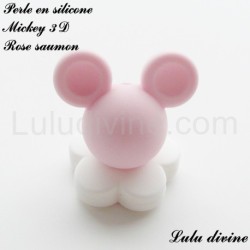 Perle en silicone ronde Gros Mickey
