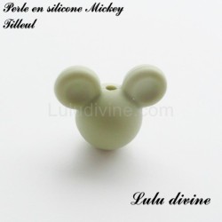 Perle en silicone ronde Mickey