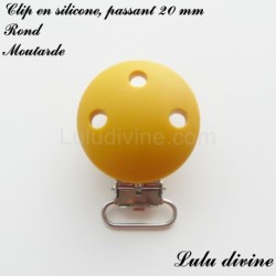 Clip silicone 20 mm Rond Ø 35 mm