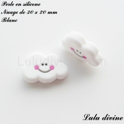 Perle en silicone Nuage 2