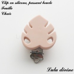 Clip silicone Feuille