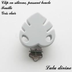 Clip silicone Feuille