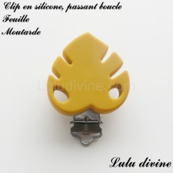 Clip silicone Feuille