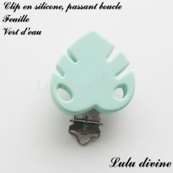 Clip silicone Feuille