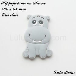 Hippopotame en silicone 2