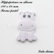 Hippopotame en silicone