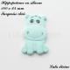 Hippopotame en silicone