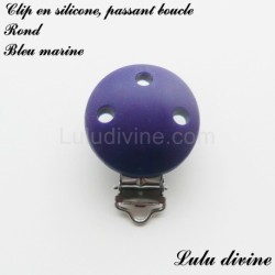 Clip silicone boucle Rond Ø 35 mm