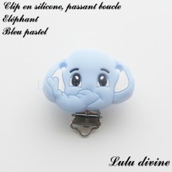 Clip silicone Eléphant