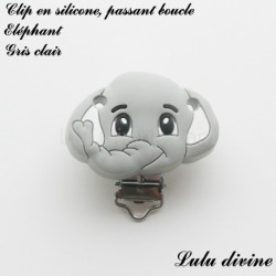 Clip silicone Eléphant