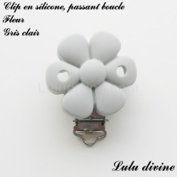 Clip silicone Fleur