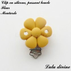 Clip silicone Fleur