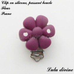 Clip silicone Fleur