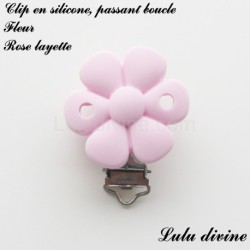 Clip silicone Fleur