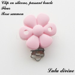 Clip silicone Fleur