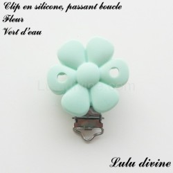 Clip silicone Fleur
