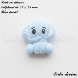 Perle en silicone Eléphant 