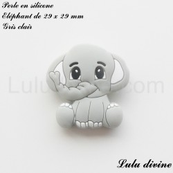 Perle en silicone Eléphant  2