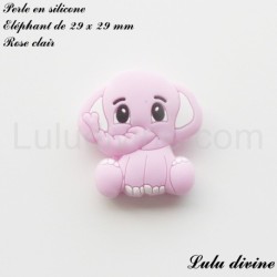 Perle en silicone Eléphant 