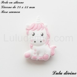 Perle en silicone Licorne 2