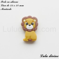 Perle en silicone Lion 2