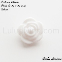 Perle en silicone Fleur