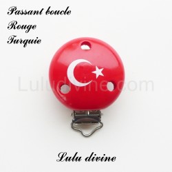 Pince / Clip en bois, attache tétine, passant, Pays 2