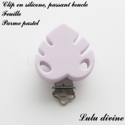Clip silicone Feuille