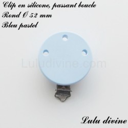 Clip silicone boucle Rond Ø 52 mm