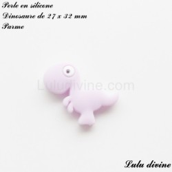 Perle en silicone Dinosaure