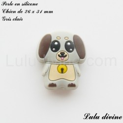 Perle en silicone Chien 2