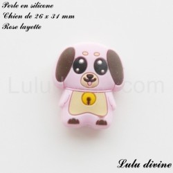 Perle en silicone Chien