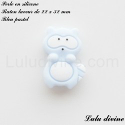 Perle en silicone Raton laveur