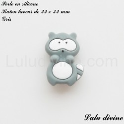 Perle en silicone Raton laveur 2