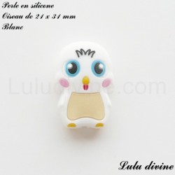 Perle en silicone Oiseau