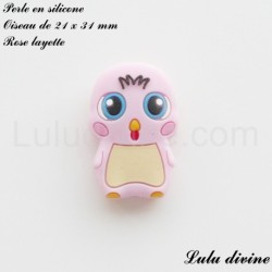 Perle en silicone Oiseau