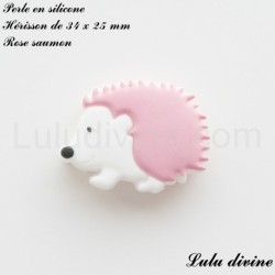 Perle en silicone Hérisson